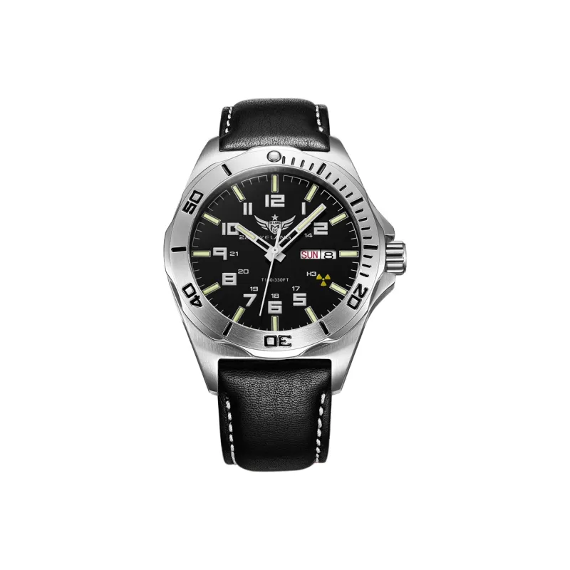 YELANG Automatic Mechanical Movement Genuine Leather Strap Watch Men's Watches Blue Dial-11