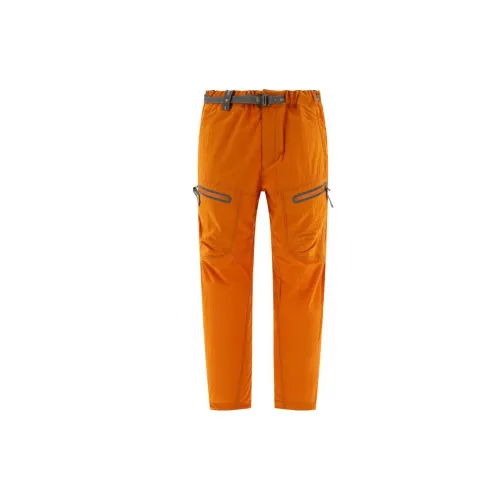 And Wander Casual Pants Men Orange