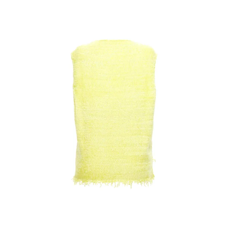JIL SANDER Cut Out Crewneck Vest-1