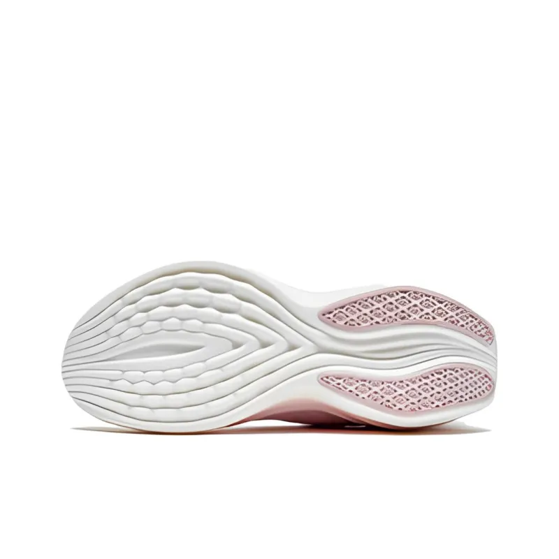 XTEP Lingbi Anti Slip And Wear Resistant Breathable Low Top Running Shoes Women's Pure Pink-3