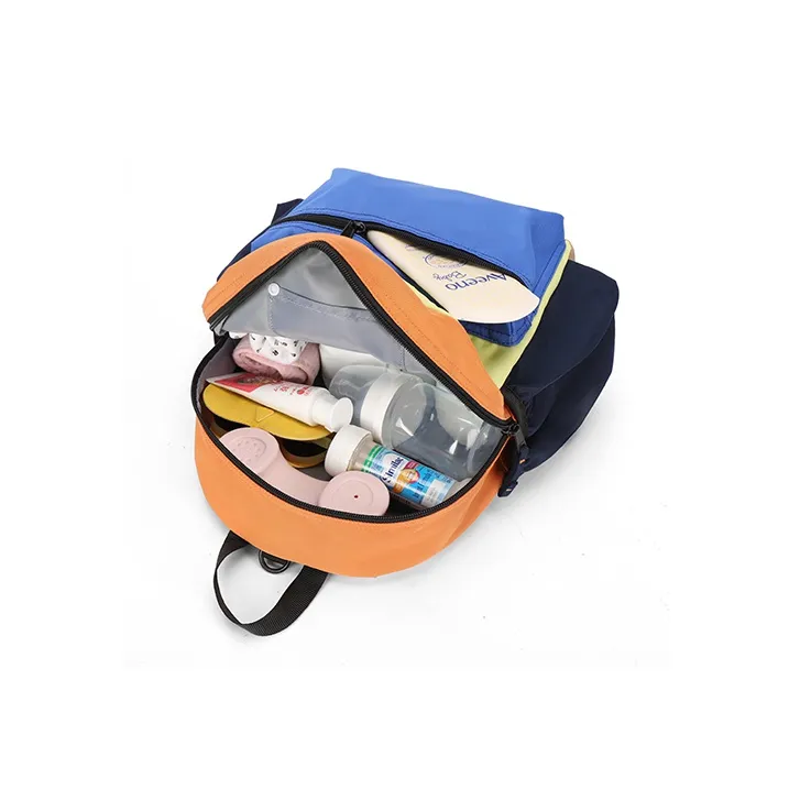 KEYSTREET Fabric Backpack Regular Unisex Multicolor-11
