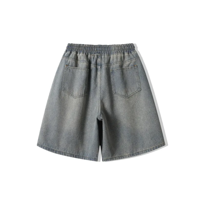 B.X Denim Shorts Unisex-1