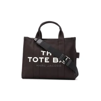 MARC JACOBS Cotton Tote Bag, Shopping Bag, Shoulder Bag, Crossbody Bag, Handbag Women's Brown