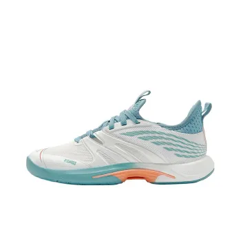 KSWISS Speedtrac Non slip Lightweight Low Top Tennis Shoes Women's White Blue