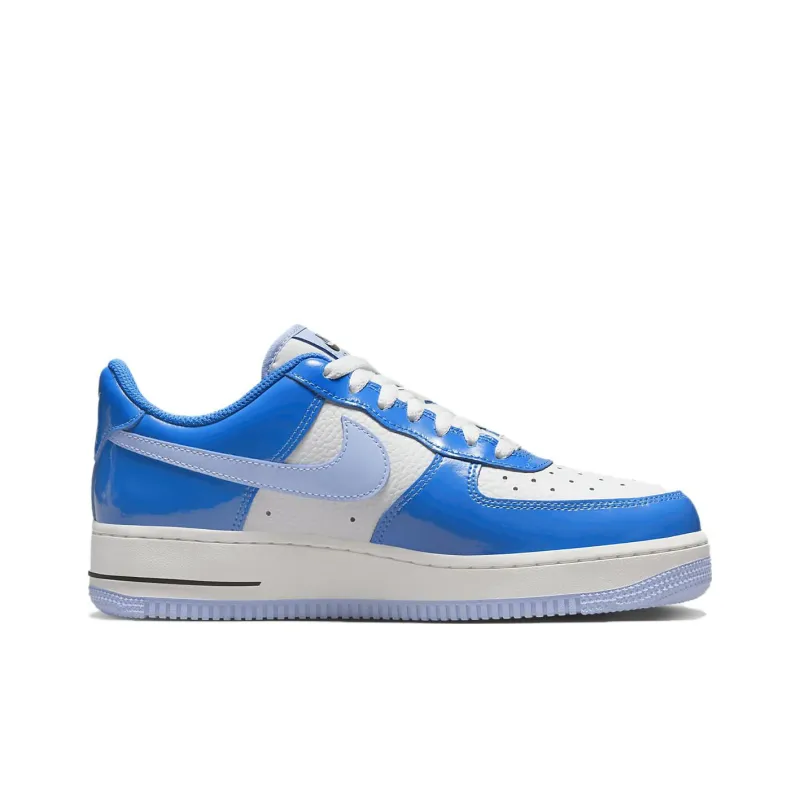 Nike Air Force 1 Low Blue Patent Women's-1