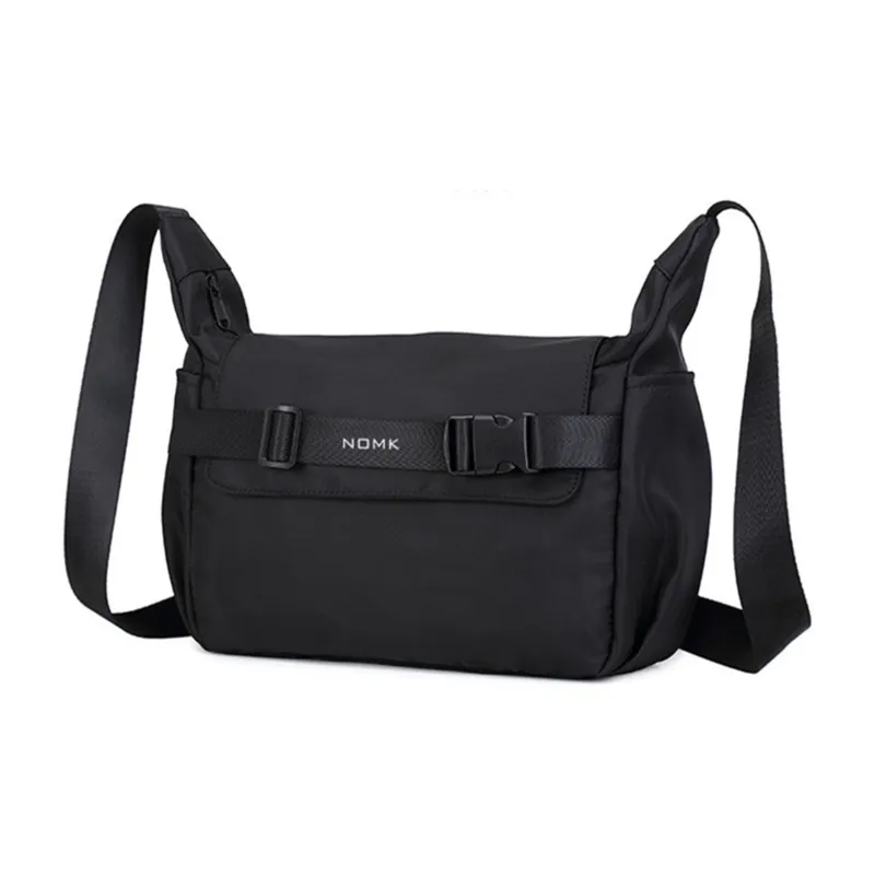 NOMK Oxford Shoulder Bag, Crossbody Bag Regular Unisex Black-1
