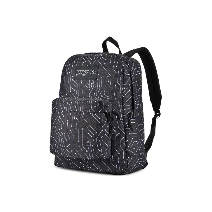 JanSport Polyester Backpack Medium Size Unisex Neural Network-1