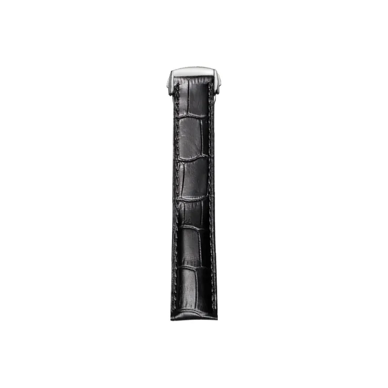 SHIRUI Omega Compatibility Watch Band Genuine Leather Material-2