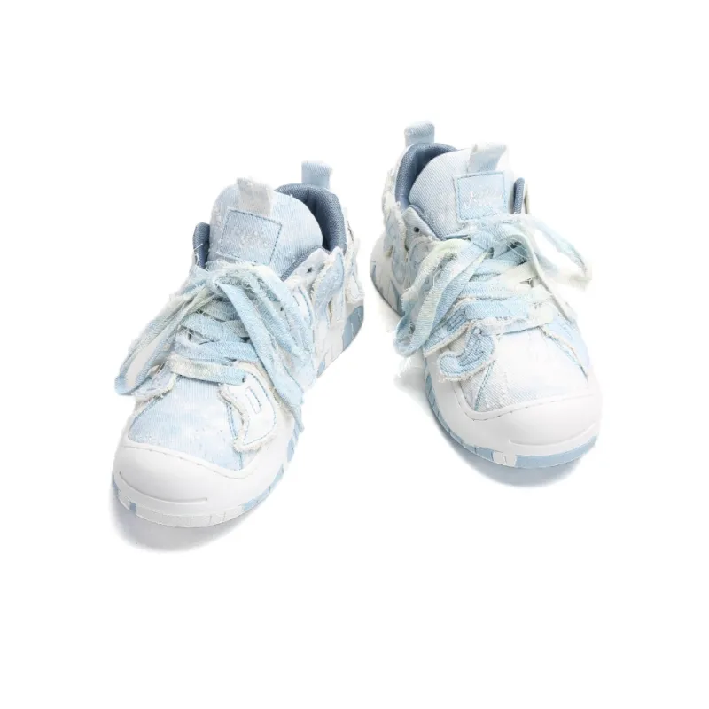 Jifffly Slip Resistant, Abrasion Resistant, Breathable, Height Increasing Low Top Skateboard Shoes Unisex-3