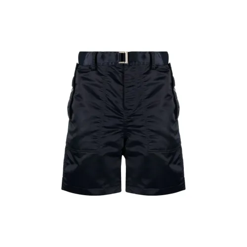 Sacai Casual Shorts Men Dark Blue