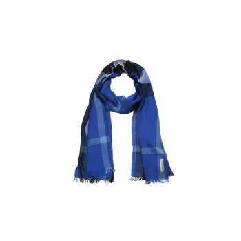 Burberry Knit Scarves Men Blue