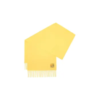 LOEWE Knit Scarves Women's Yellow