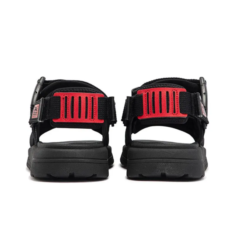361° Sports Sandals Men's Black Red-3