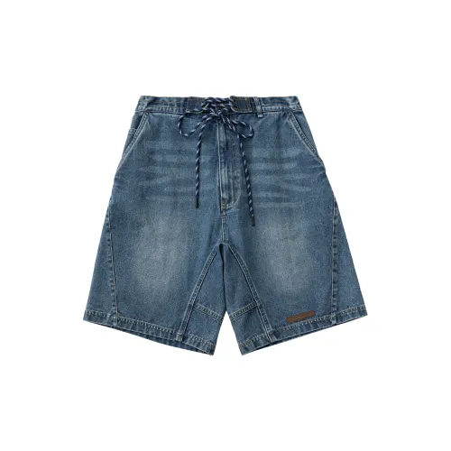 KXLFCHN Denim Shorts Unisex Denim Blue