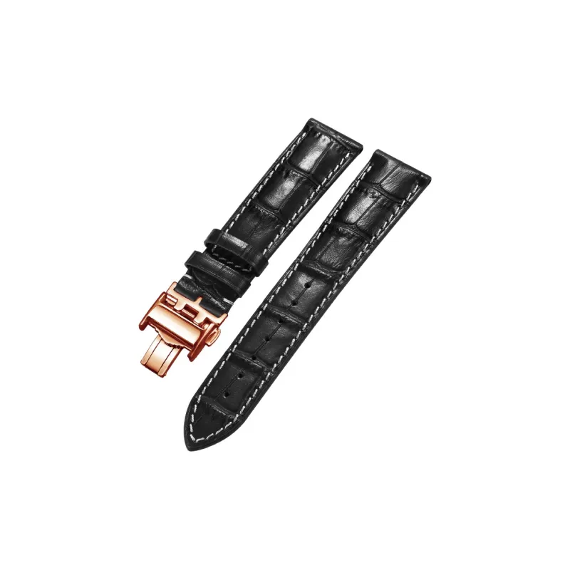 SHIRUI Accessories Longines Compatibility Watch Band 20mm Genuine Leather Material-14