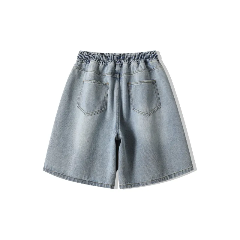B.X Denim Shorts Unisex-5