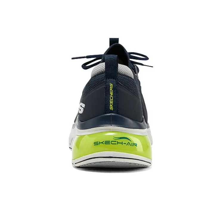 Skechers Glide Step Slip Resistant, Abrasion Resistant, Lightweight Low Top Casual Running Shoes Men's Blue Yellow-2