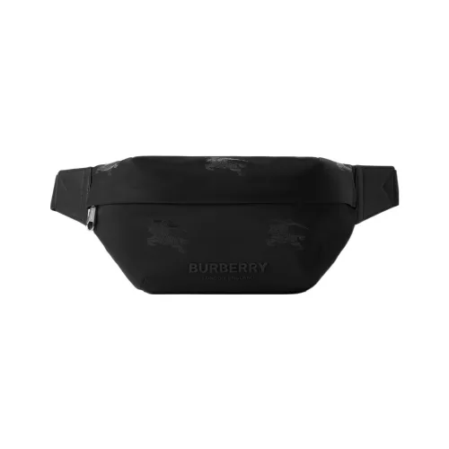 Burberry Leather Fanny Pack Men's Black