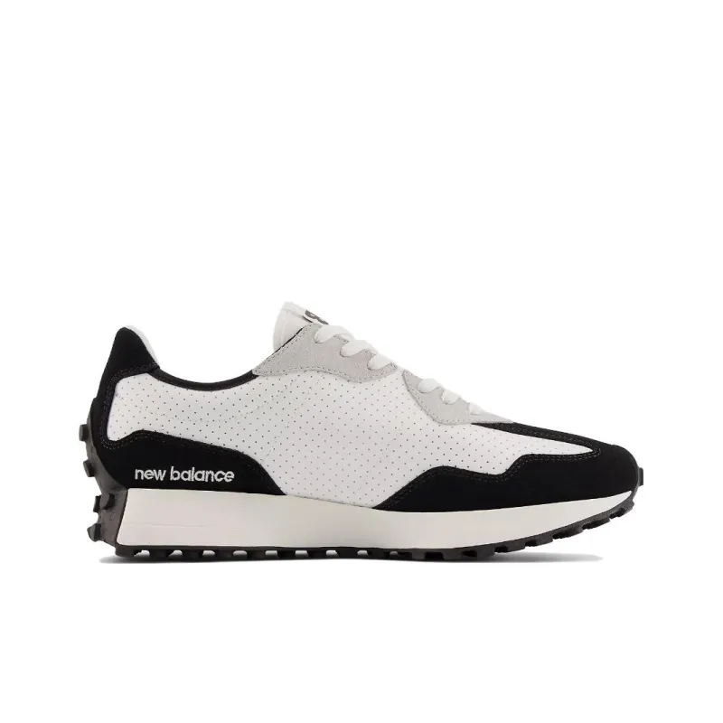 New Balance 327 White Black Grey-1