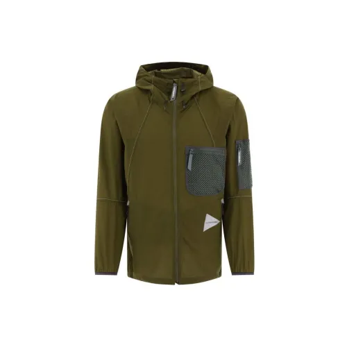 And Wander Jackets Men Green