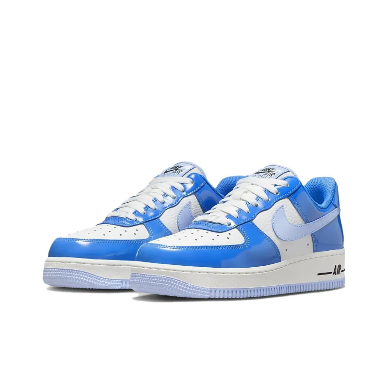 Nike Air Force 1 Low Blue Patent Women's-2