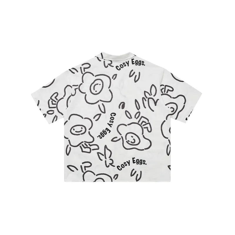 WAYNEXZAVIER Short Sleeved Shirt Men's White-1
