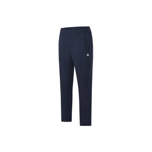 FILA Knitted Sweatpants Men Navy Blue