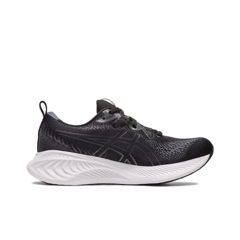 Asics Gel Cumulus 25 Black White Women's-1