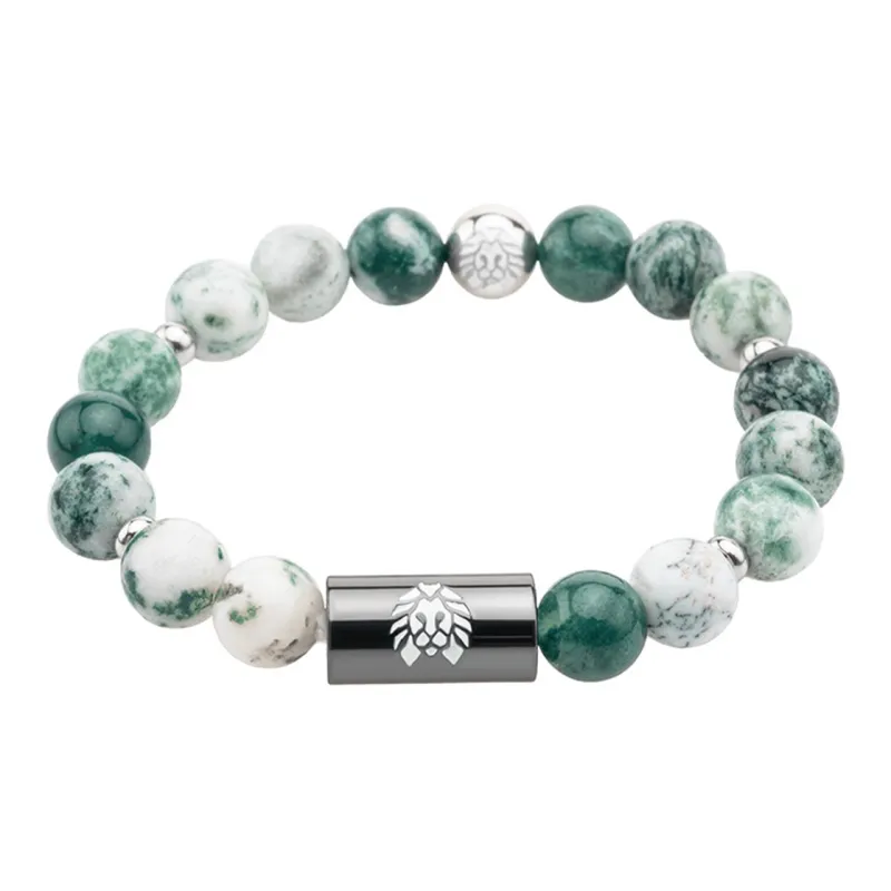 Rastaclat Alloy Small Lion Chinese Style Beaded Bracelet Unisex-7
