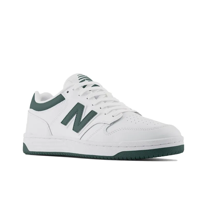 New Balance 480 White Nightwatch Green-2