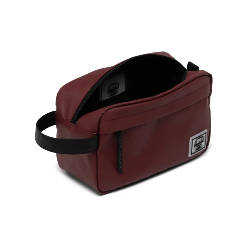 Herschel Recycled Material Storage Bag Clutch Regular Unisex Dark Red Color-2