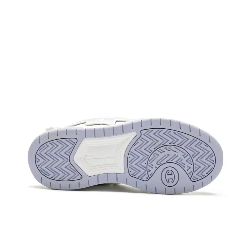 Champion Low Top Skateboard Shoes Women's Gray Purple-4