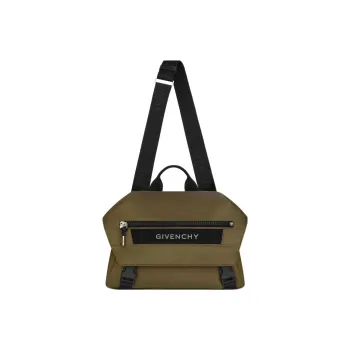 GIVENCHY Nylon Messenger Bag Shoulder Bag Crossbody Bag Men's Khaki