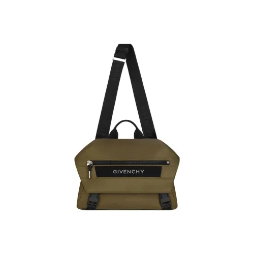 GIVENCHY Nylon Messenger Bag Shoulder Bag Crossbody Bag Men's Khaki