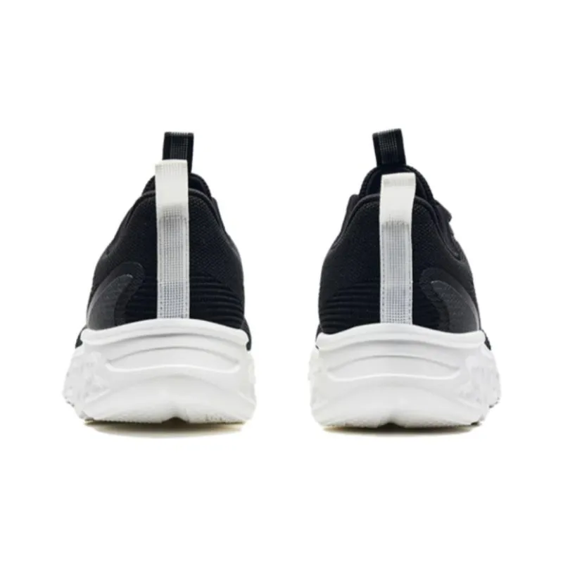 XTEP Anti Slip And Wear Resistant Breathable Low Top Running Shoes Men's Black White-2