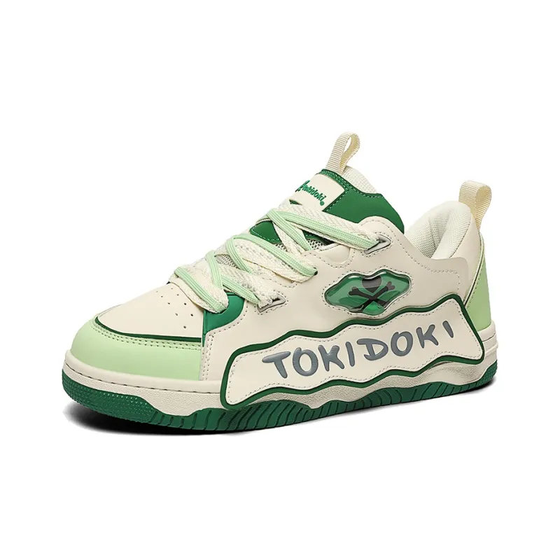 Tokidoki Low Top Sports Casual Shoes Unisex Avocado Green-1
