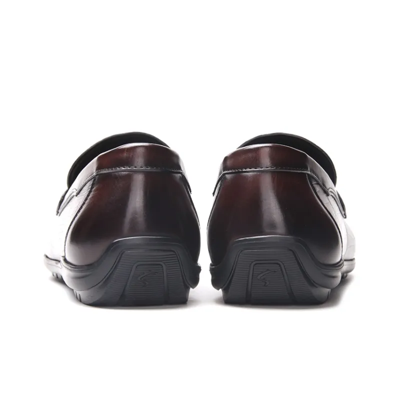 Satchi Casual Leather Shoes Men's Light Brown-4