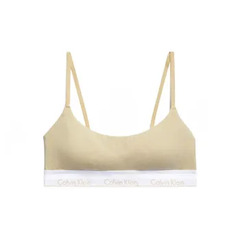 CALVIN KLEIN JENNIE Series Bra Women's Wheat Straw Yellow