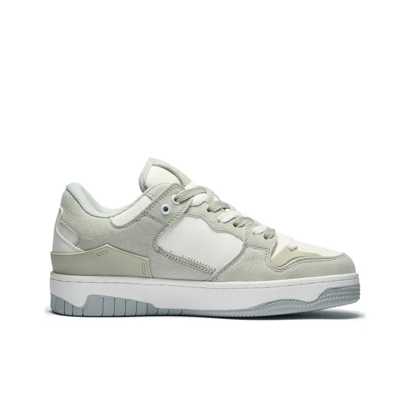 RIFUGIO VO' Low Top Stylish Skateboarding Shoes Unisex Vintage White Box-3