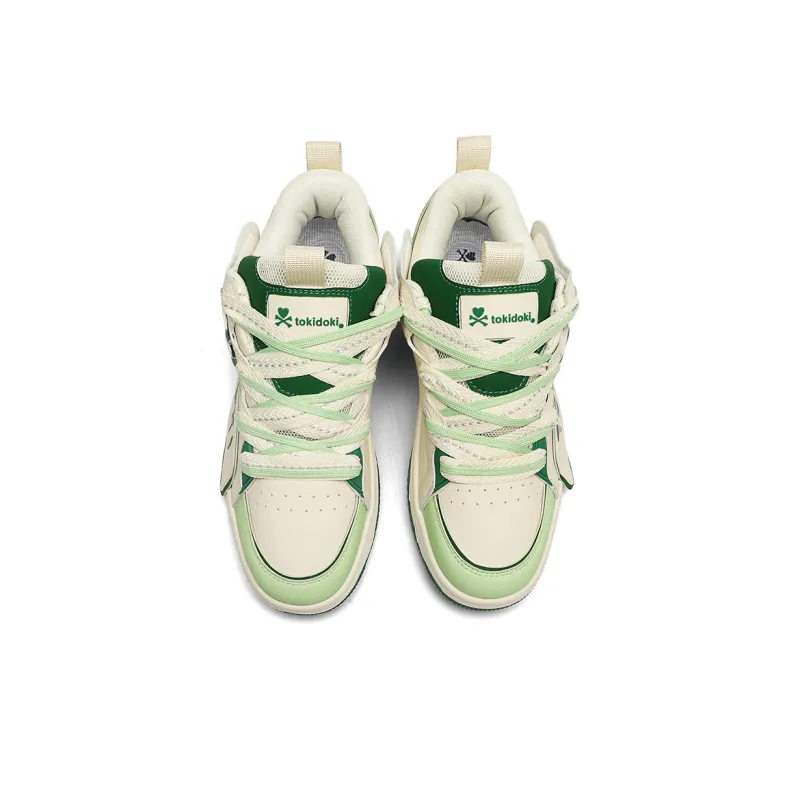 Tokidoki Low Top Sports Casual Shoes Unisex Avocado Green-3