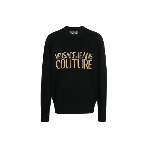 VERSACE JEANS Sweaters Men Black