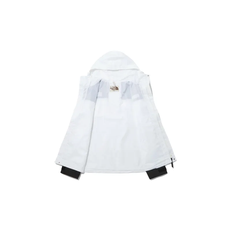 THE NORTH FACE Outdoor Hiking Waterproof And Windproof Windbreaker Jacket Women's White-2