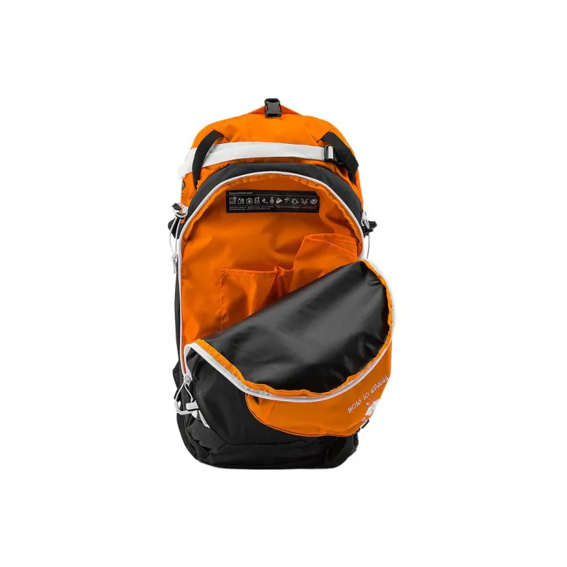THE NORTH FACE Polyester Backpack Regular Unisex Black/Orange-4