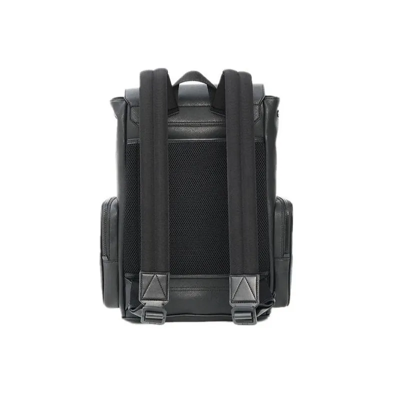 BALLY Recycled Nylon Backpack Large Size Men's Black-3