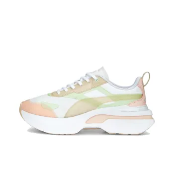 PUMA Cosmo Rider Soft Anti Slip Wear Resistant Low Top Sports Casual Shoes Women's White Pink Green