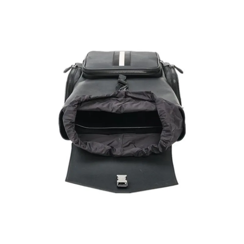 BALLY Recycled Nylon Backpack Large Size Men's Black-5