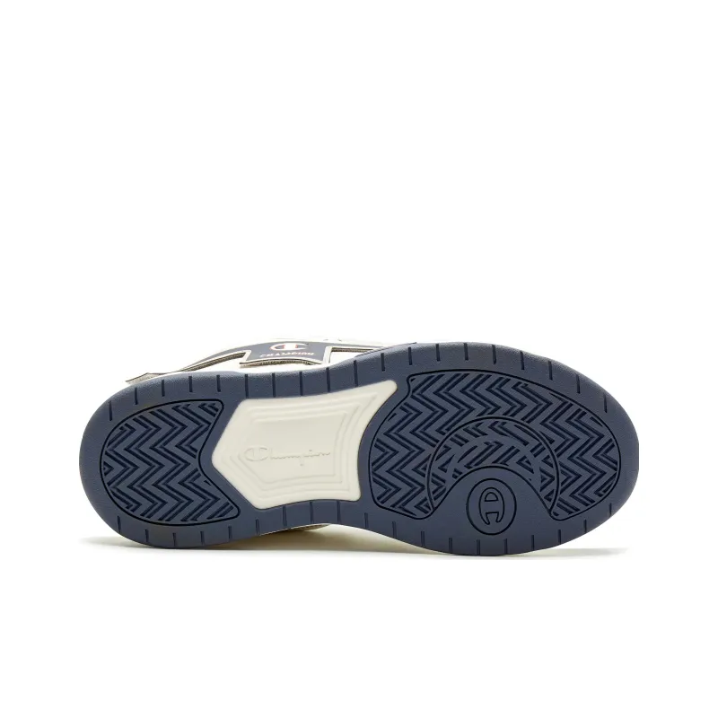 Champion Balance Low Top Skateboard Shoes Men's White Blue-4