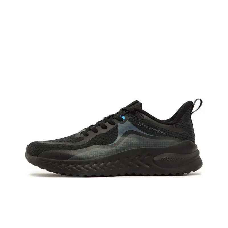 361° Slip Resistant, Abrasion Resistant, Breathable Low Top Running Shoes Men's Black-0