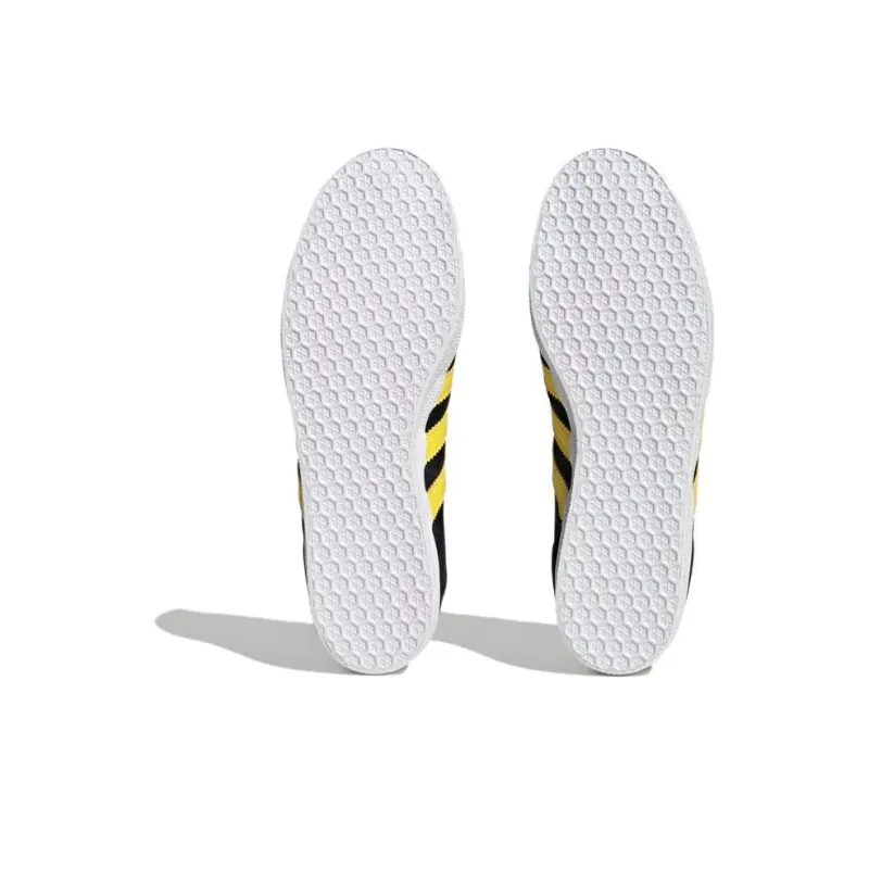 Adidas Gazelle Black Impact Yellow-5