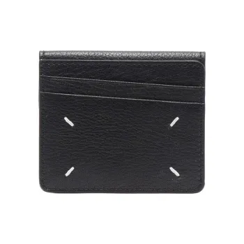 Maison Margiela Cow Leather Wallets Card Holders Men's Black